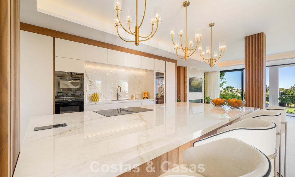 Move-in ready, state-of-the-art luxury villa for sale frontline golf in Nueva Andalucia’s Golf Valley, Marbella 781669