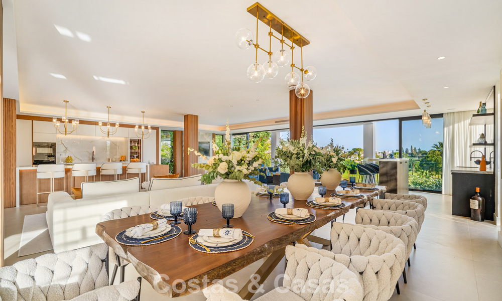 Move-in ready, state-of-the-art luxury villa for sale frontline golf in Nueva Andalucia’s Golf Valley, Marbella 781670