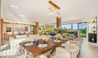 Move-in ready, state-of-the-art luxury villa for sale frontline golf in Nueva Andalucia’s Golf Valley, Marbella 781670 
