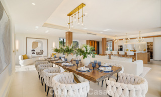 Move-in ready, state-of-the-art luxury villa for sale frontline golf in Nueva Andalucia’s Golf Valley, Marbella 781672 