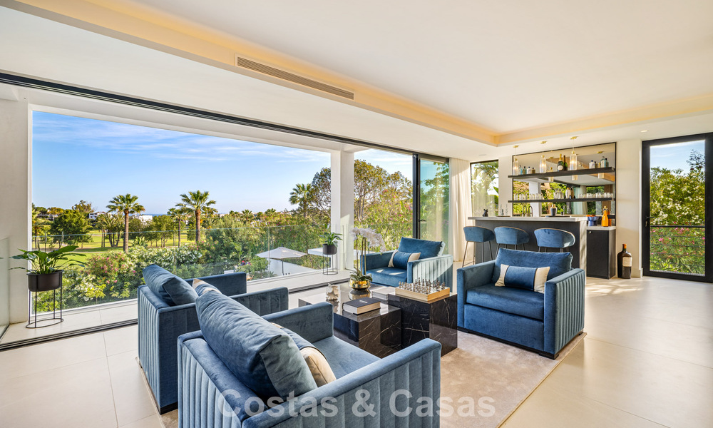 Move-in ready, state-of-the-art luxury villa for sale frontline golf in Nueva Andalucia’s Golf Valley, Marbella 781676