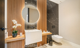 Move-in ready, state-of-the-art luxury villa for sale frontline golf in Nueva Andalucia’s Golf Valley, Marbella 781681 