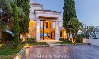 Move-in ready, state-of-the-art luxury villa for sale frontline golf in Nueva Andalucia’s Golf Valley, Marbella 781687 