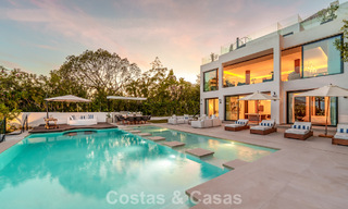 Move-in ready, state-of-the-art luxury villa for sale frontline golf in Nueva Andalucia’s Golf Valley, Marbella 781688 