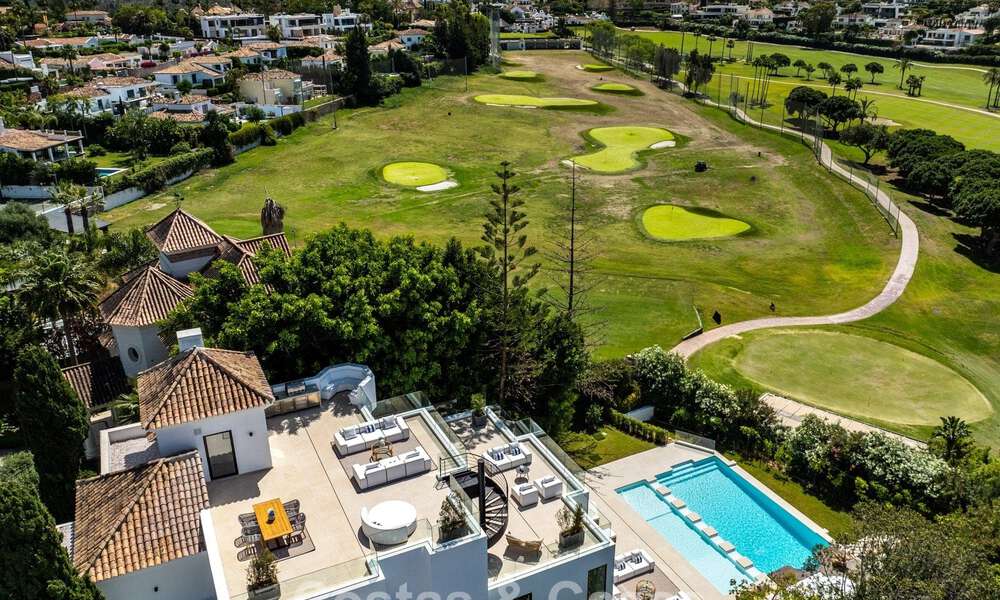 Move-in ready, state-of-the-art luxury villa for sale frontline golf in Nueva Andalucia’s Golf Valley, Marbella 781693
