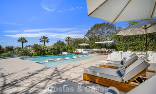 Move-in ready, state-of-the-art luxury villa for sale frontline golf in Nueva Andalucia’s Golf Valley, Marbella 781694 