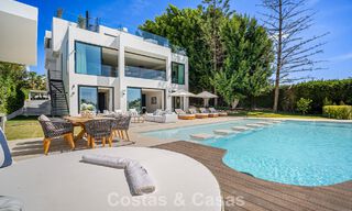 Move-in ready, state-of-the-art luxury villa for sale frontline golf in Nueva Andalucia’s Golf Valley, Marbella 781695 