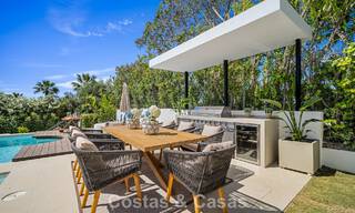 Move-in ready, state-of-the-art luxury villa for sale frontline golf in Nueva Andalucia’s Golf Valley, Marbella 781696 