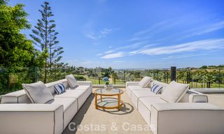 Move-in ready, state-of-the-art luxury villa for sale frontline golf in Nueva Andalucia’s Golf Valley, Marbella 781699 