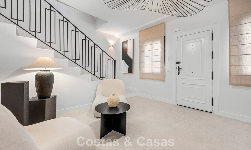 Beautifully renovated townhouse for sale frontline Aloha Golf in Nueva Andalucia, Marbella 781721