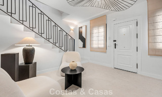 Beautifully renovated townhouse for sale frontline Aloha Golf in Nueva Andalucia, Marbella 781721 