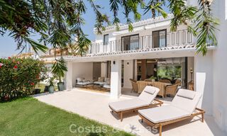 Beautifully renovated townhouse for sale frontline Aloha Golf in Nueva Andalucia, Marbella 781735 
