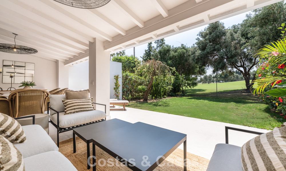 Beautifully renovated townhouse for sale frontline Aloha Golf in Nueva Andalucia, Marbella 781738