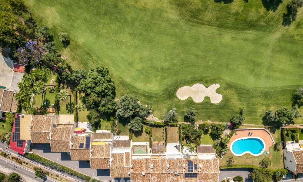 Beautifully renovated townhouse for sale frontline Aloha Golf in Nueva Andalucia, Marbella 781750