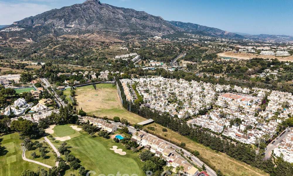 Beautifully renovated townhouse for sale frontline Aloha Golf in Nueva Andalucia, Marbella 781751