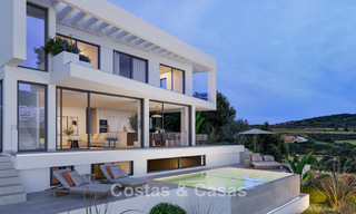New to the market! High-tech designer villas for sale in a sought-after golf setting near the centre of Estepona 781754 
