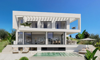 New to the market! High-tech designer villas for sale in a sought-after golf setting near the centre of Estepona 781756 