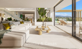 New to the market! High-tech designer villas for sale in a sought-after golf setting near the centre of Estepona 781761 