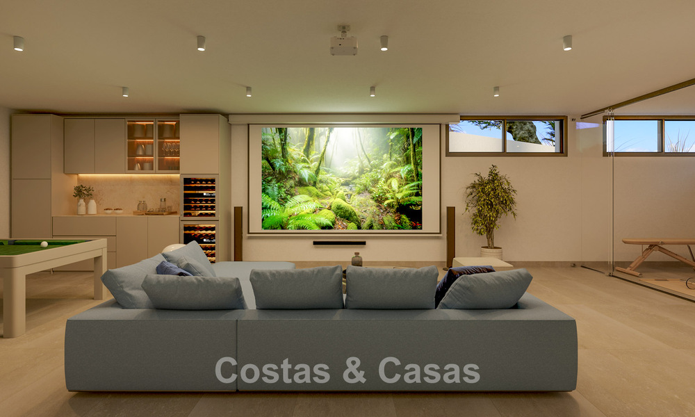 New to the market! High-tech designer villas for sale in a sought-after golf setting near the centre of Estepona 781765