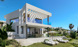 New to the market! High-tech designer villas for sale in a sought-after golf setting near the centre of Estepona 781767 