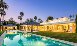 Magnificent frontline golf villa for sale in the heart of Nueva Andalucia, Marbella 781777 