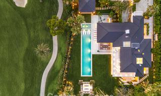 Magnificent frontline golf villa for sale in the heart of Nueva Andalucia, Marbella 781779 