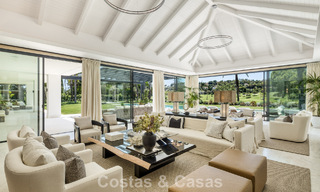 Magnificent frontline golf villa for sale in the heart of Nueva Andalucia, Marbella 781804 