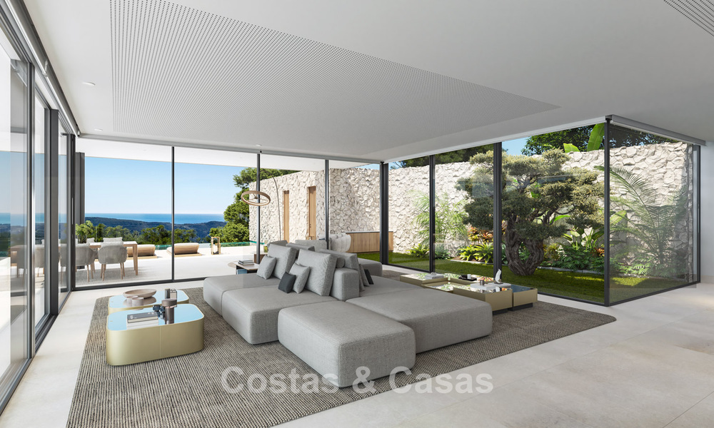 State-of-the-art top-class design villa with unobstructed sea views for sale in the hills of Marbella - Benahavis 781705