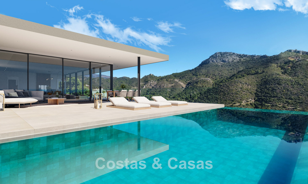 State-of-the-art top-class design villa with unobstructed sea views for sale in the hills of Marbella - Benahavis 781711