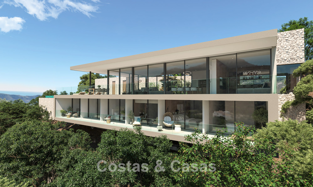 State-of-the-art top-class design villa with unobstructed sea views for sale in the hills of Marbella - Benahavis 781713