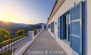 Gorgeous Mediterranean villa with breathtaking sea views for sale in Benahavis - Marbella 781806 