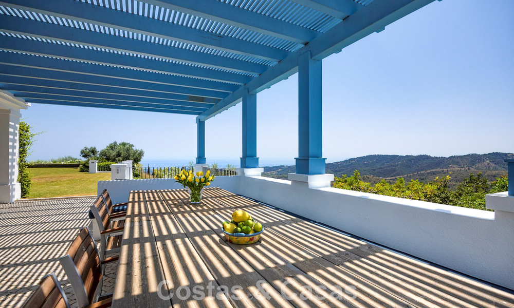 Gorgeous Mediterranean villa with breathtaking sea views for sale in Benahavis - Marbella 781831