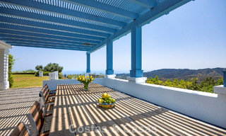 Gorgeous Mediterranean villa with breathtaking sea views for sale in Benahavis - Marbella 781831 