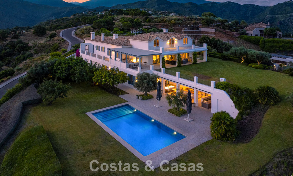 Gorgeous Mediterranean villa with breathtaking sea views for sale in Benahavis - Marbella 781842