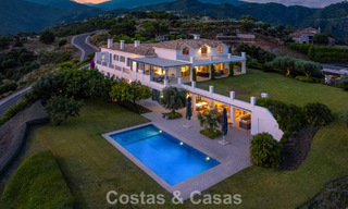 Gorgeous Mediterranean villa with breathtaking sea views for sale in Benahavis - Marbella 781842 