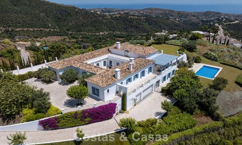 Gorgeous Mediterranean villa with breathtaking sea views for sale in Benahavis - Marbella 781844