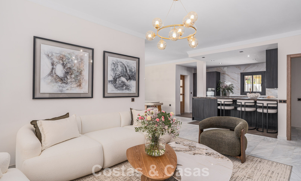 Stylish southern family home for sale in Nueva Andalucia’s Golf Valley, Marbella 781861