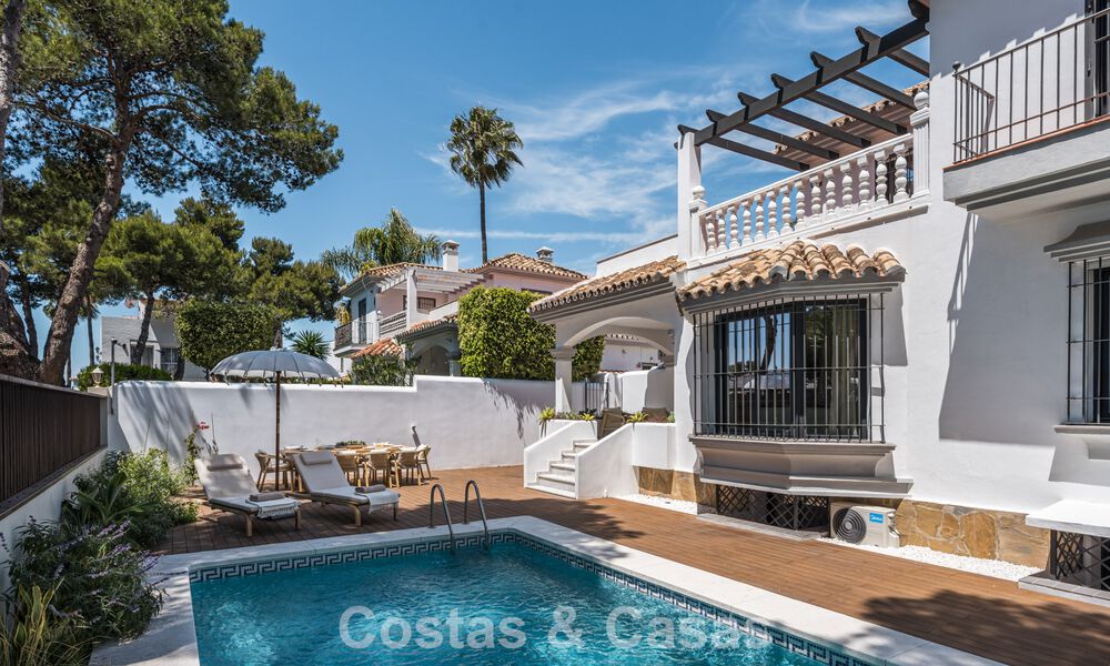 Stylish southern family home for sale in Nueva Andalucia’s Golf Valley, Marbella 781866