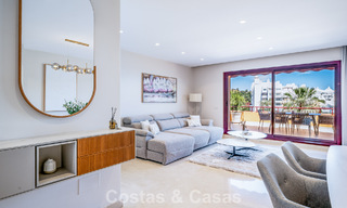Ready to move in apartment with sea views for sale in a frontline beach complex within walking distance of Estepona centre 782382 