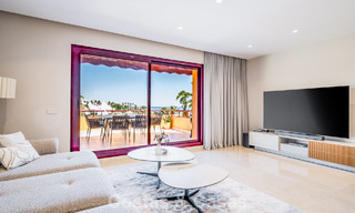Ready to move in apartment with sea views for sale in a frontline beach complex within walking distance of Estepona centre 782383 