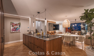 Move-in ready duplex penthouse, modern renovated, with stunning sea views for sale in Marbella - Benahavis 782387 