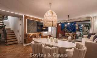 Move-in ready duplex penthouse, modern renovated, with stunning sea views for sale in Marbella - Benahavis 782388 