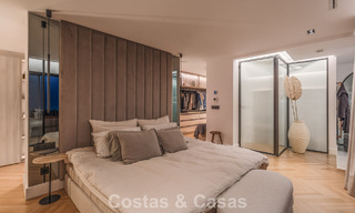Move-in ready duplex penthouse, modern renovated, with stunning sea views for sale in Marbella - Benahavis 782391 