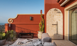 Move-in ready duplex penthouse, modern renovated, with stunning sea views for sale in Marbella - Benahavis 782395 