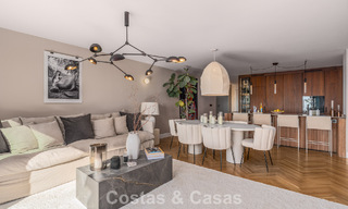 Move-in ready duplex penthouse, modern renovated, with stunning sea views for sale in Marbella - Benahavis 782399 