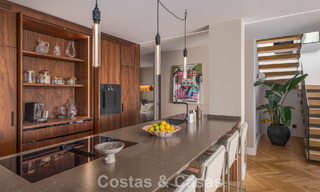 Move-in ready duplex penthouse, modern renovated, with stunning sea views for sale in Marbella - Benahavis 782402 