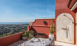 Move-in ready duplex penthouse, modern renovated, with stunning sea views for sale in Marbella - Benahavis 782406 