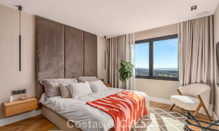 Move-in ready duplex penthouse, modern renovated, with stunning sea views for sale in Marbella - Benahavis 782407 