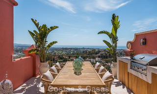 Move-in ready duplex penthouse, modern renovated, with stunning sea views for sale in Marbella - Benahavis 782413 