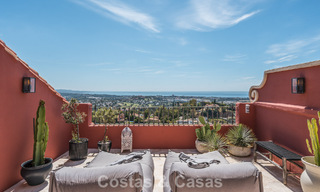 Move-in ready duplex penthouse, modern renovated, with stunning sea views for sale in Marbella - Benahavis 782414 